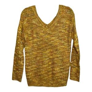 Maurice’s Double V-neck Loose Knit Sweater, Lg
